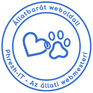 Phresh IT allatbarat weboldal logo kék 3771d4 300x300px